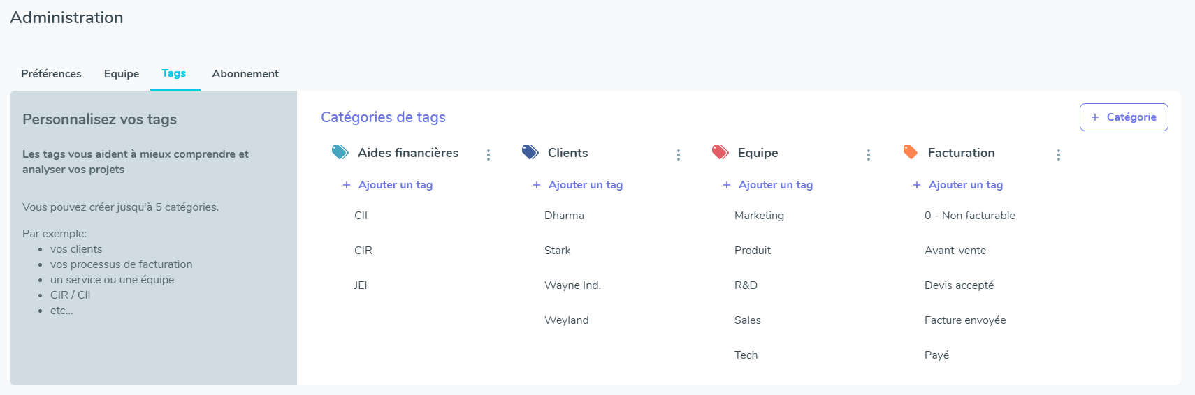 Comment gérer vos tags depuis les réglages de Gryzzly App