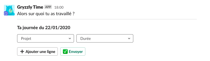 Rappel quotidien dans le bot