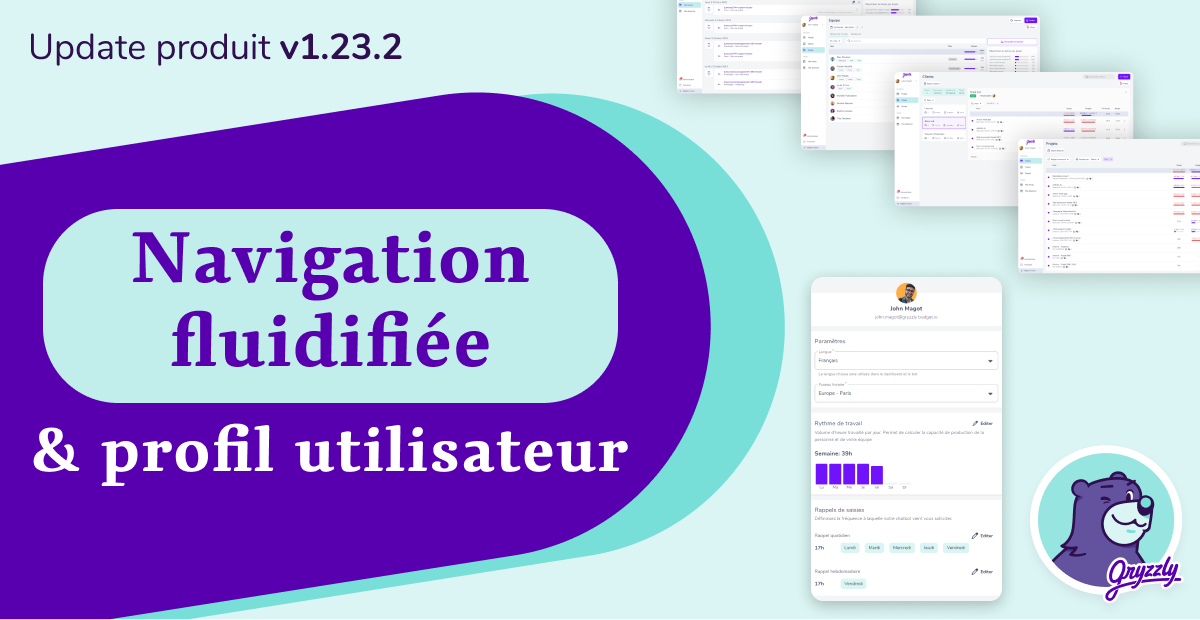 Update produit v1.23.2: Navigation fluidifiée et profil utilisateur amélioré