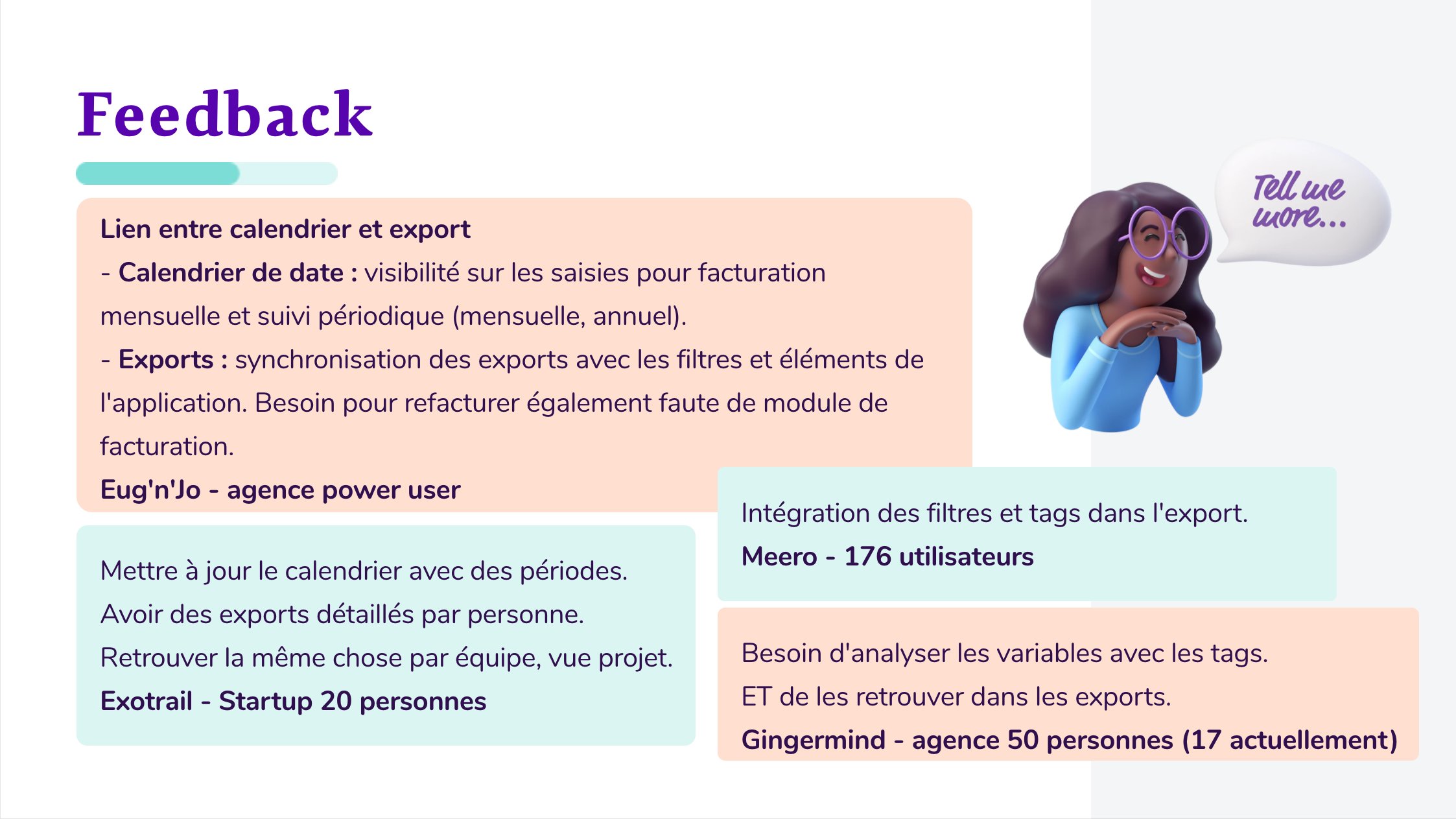 export gryzzly : les feedbacks de nos utilisateurs