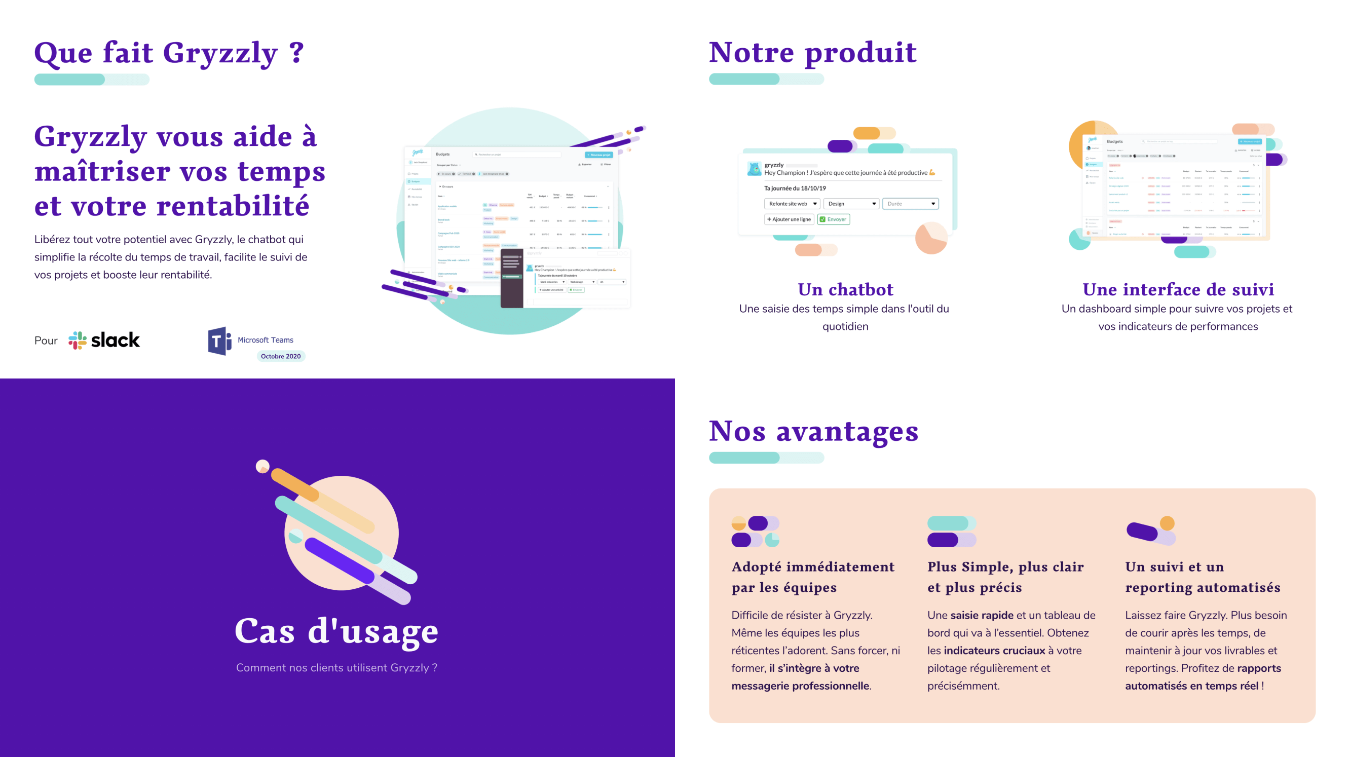 Exemples d’applications de la charte sur des supports de communication