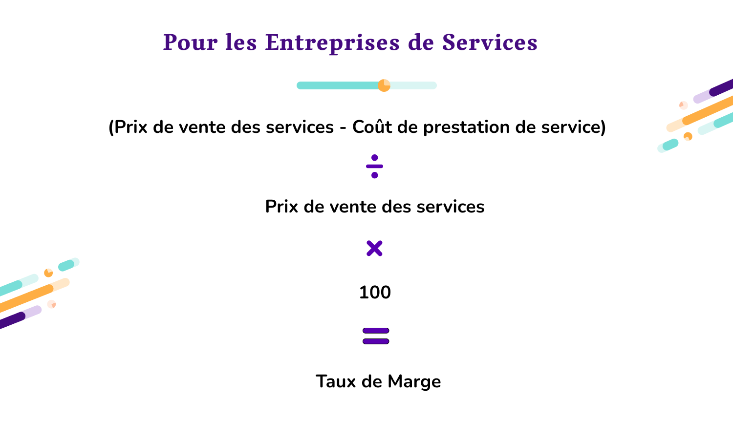 Calcul taux de marge pour les entreprises de services