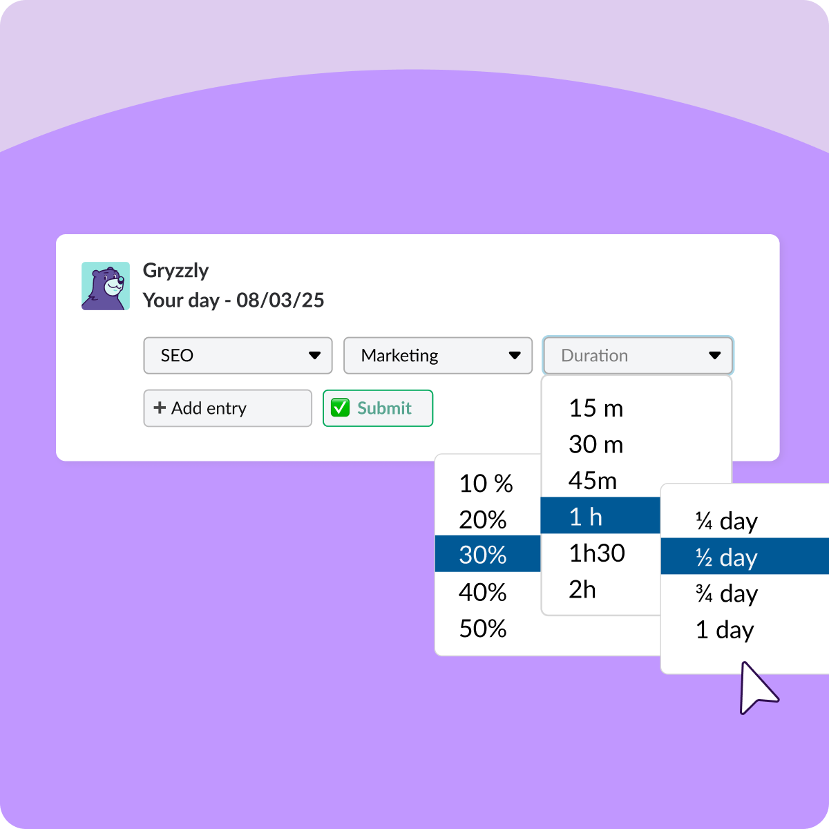 Granularity settings