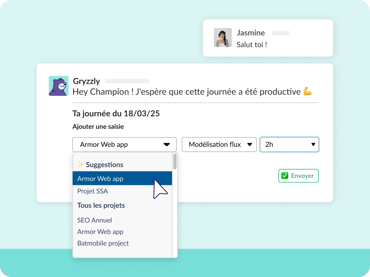Suggestions basées sur l'IA