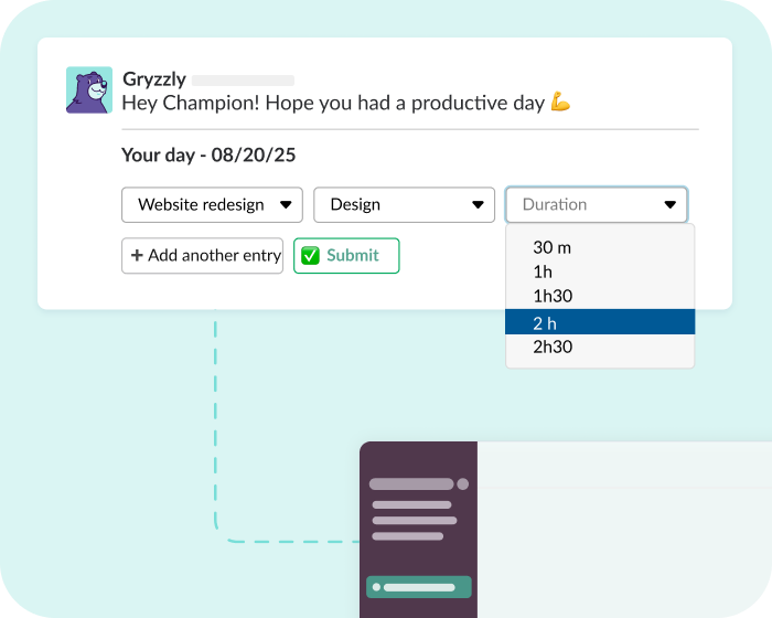 Time tracking use case