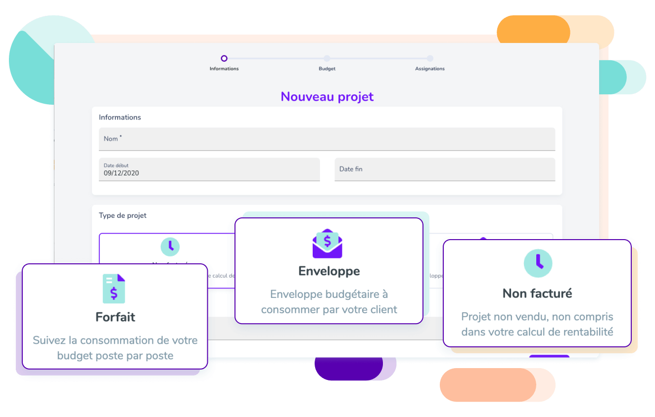 Gérez vos projets en fonction du mode de vente
