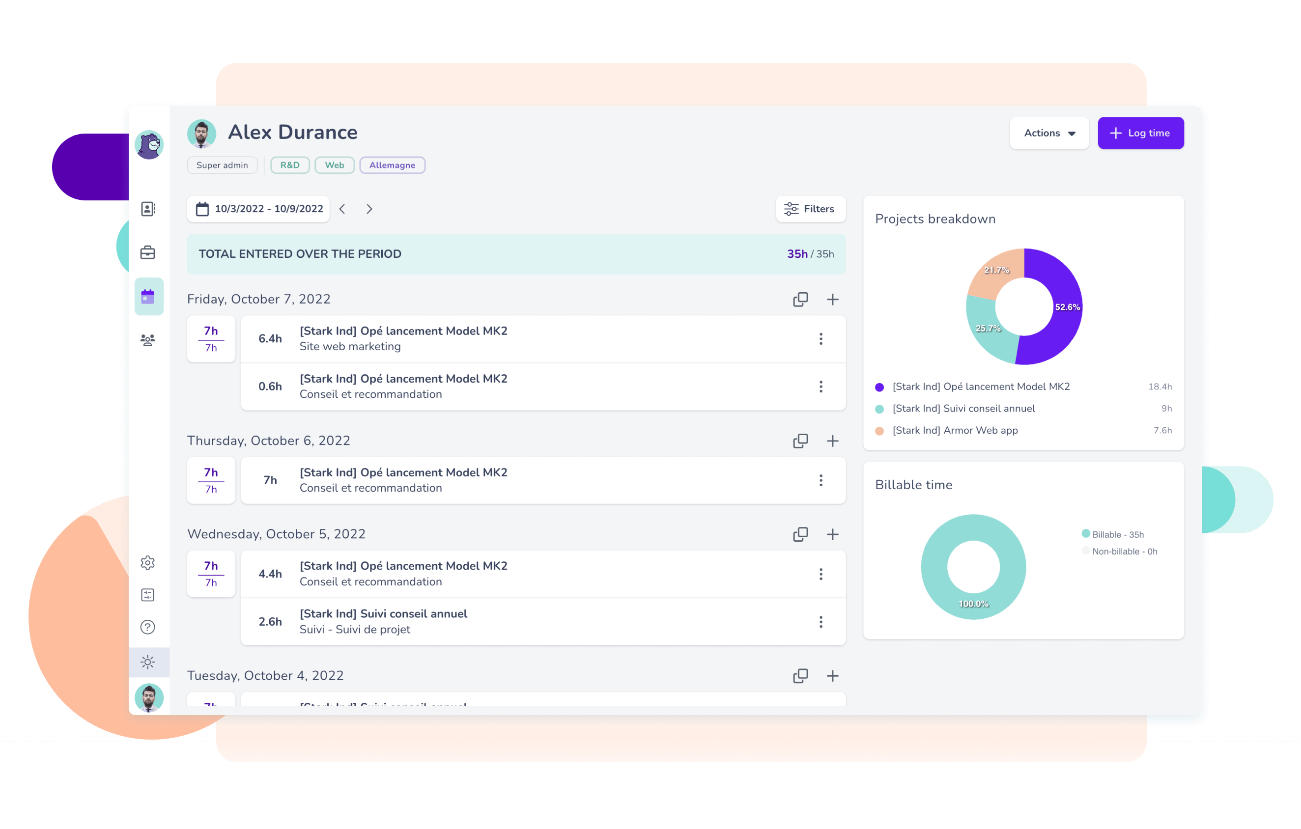 A new kind of timesheet